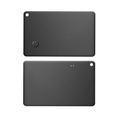 Musta magneettinen seurantalaite Apple Find -sovellukseen