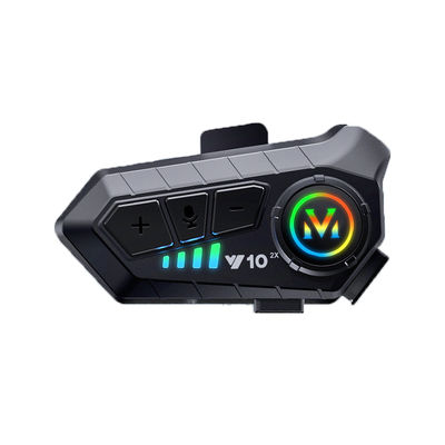 Bluetooth Intercom Hjelm Headset Kompatibelt Med Motorcykel Med 1000mAh Batteri Og Dobbelt Kerne Chip Soft Mic