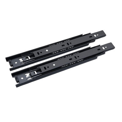 45 mm sorte skuffesklier 18 tommer 450 mm tredelt skinne