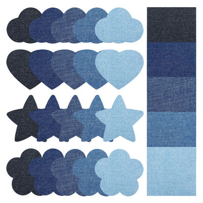 Lämpöaktivoitavat farkkulaastarit - 25 kpl