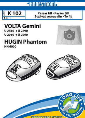 Vacuum cleaner bags K102