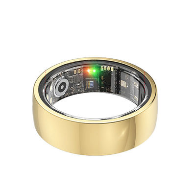 Smart Ring R1000 – Søvnmonitor, Bluetooth 5.0, Blood Oxygen Monitor Gold 8