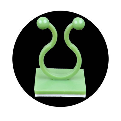 10 stk. små vinrankeklemmer til planter, selvklæbende vægklemmer til planter M