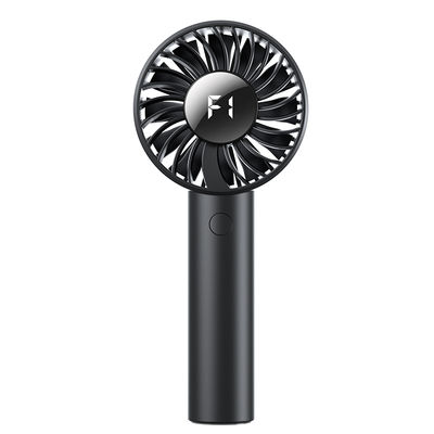 5-nopeuksinen kannettava kädessä pidettävä tuuletin digitaalisella näytöllä Black