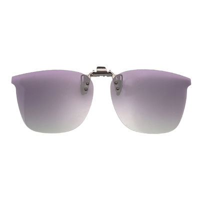 Polariserede Clip-on Solbriller - til Kørsel & Udendørs Pink+grey