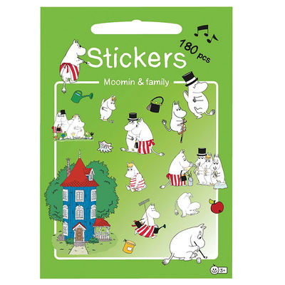 Klistremerker Moomin & Family (180 Stickers)