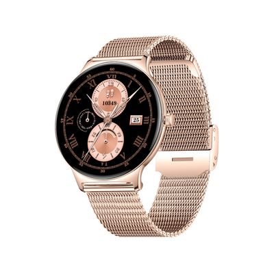 Smartwatch med Bluetooth-opkald, sundhedsovervågning og multi-sportstilstande - Perfekt til aktiv livsstil Gold