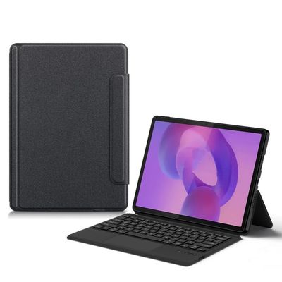 2-i-1 Touchpad Tastatur Etui Kompatibel med Lenovo Idea Tab Pro 2025 12.7-tommer (2025) - Sort