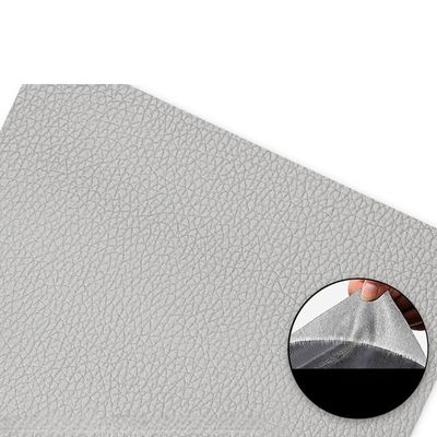 PU Læder Selvklæbende Reparationslap - 35x137cm - Til Sofaer, Autostole og Møbler Grey