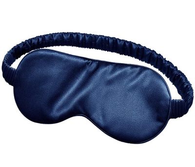 Sovemaske av silke DarkBlue