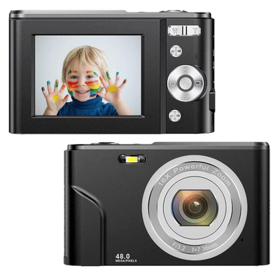 Digitalkamera 1080P / 48 megapixel / 16x zoom Black