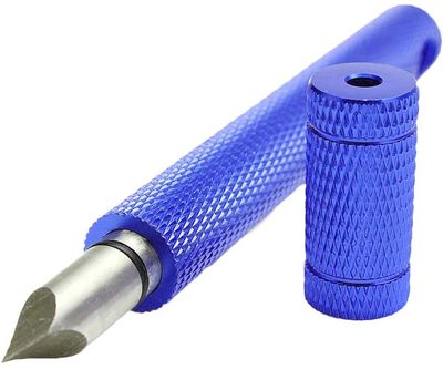 Groovevässare för golfklubbor Blå