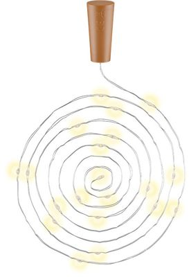 10x ljusslinga till flaskor med 20 LED