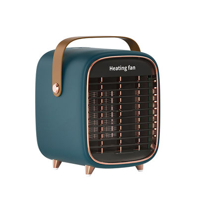 Elektrisk keramisk varmevifte i retrodesign DarkGreen