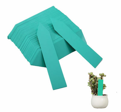 Vattentåliga växtetiketter / plantskyltar med hål PVC 100-pack Grön
