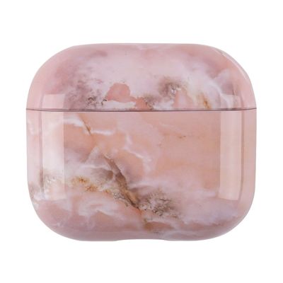 Skyddsskal för Laddbox till AirPods 4 - Rosa Marmor