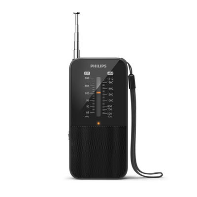 Philips bärbar FM/AM-radio TAR1509/00 med analog tuner