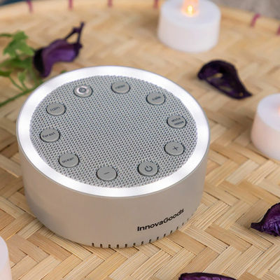 White Noise Machine med 6 forskellige lyde og 2 lysindstillinger