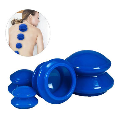Massagekopper 4-pak / cupping cups / gummikopper