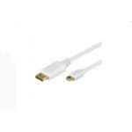 Microconnect Mini DP - Displayport, 2m, M/M mini DisplayPort Bianco