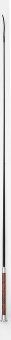 PFIFF - Frustino per Dressage con Testa di Fungo, 120 cm, Colore: Marrone