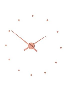NOMON Wall Clock Design, Polystyrene, Pink, 80cm