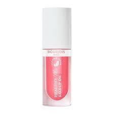 Bourjois Healthy Mix Clean S.O.S olejek do ust, 02 Melon Amour, odbudowuje nawilżenie i dodatkowy połysk, odżywczy olejek owocowy i wegański kolagen, nawilżający, 94% składników pochodzenia