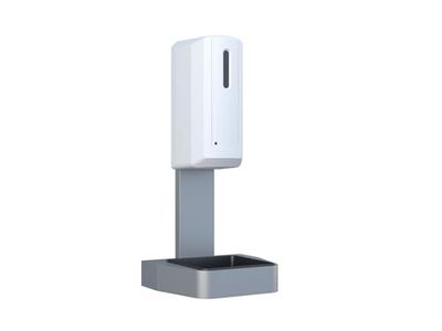 Multibrackets Multibrand ETS Automatic Hand Sanitizer White 1L 22.9 cm 9 inch 33 cm 13 inch D.200 x Width 226 x Height 620 mm