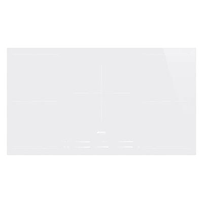 SMEG Placa de inducción Universal, Cristal, White Glass