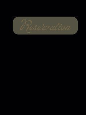 Restaurant Reservation Book: Reservation Book for Restaurant Hostess Table Log Book