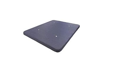 HOGAR24 ES Base tapizada 90 x 190 Sin Patas, 5 Barras de Refuerzo. Tapizado 3D Color Gris + 4 válvulas de transpiración.