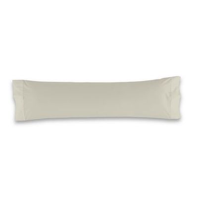 Funda de almohada color piedra - 45x110 cm - 50% algodón / 50% poliéster - 144 hilos. Gramage: 115