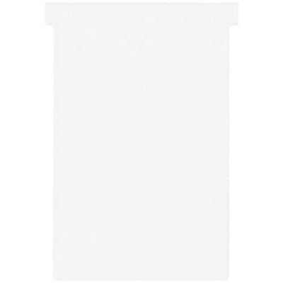 Nobo, Lot de 100 fiches T pour planning, Indice 4, Blanc, 2004002