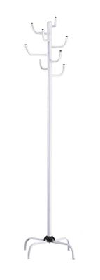 HAKU Möbel Cabide branco, branco, metal, metal - Dim. : A 180 cm x diâmetro 37 cm, estilo: Moderno