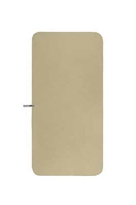 Sea to Summit - Pocket Towel reishanddoek L - microvezel badhanddoek - compact - ultra absorberend & sneldrogend - licht - hanger & tas - wandelen - 60 x 120 cm - Desert Brown - 112 g