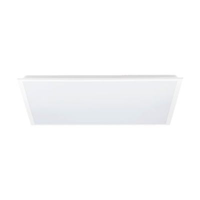 EGLO LED paneel Rabassa, plafondlamp voor inbouw in systeemplafonds, plafond lamp voor kantoor en keuken, plafondverlichting van aluminium en kunststof in wit, neutraal wit, 62x62 cm