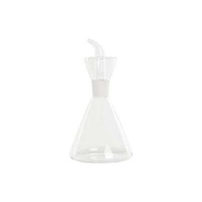 DKD Home Decor Oliera Trasparente Vetro Borosilicato 500 ml 11,5 x 11,5 x 22 cm