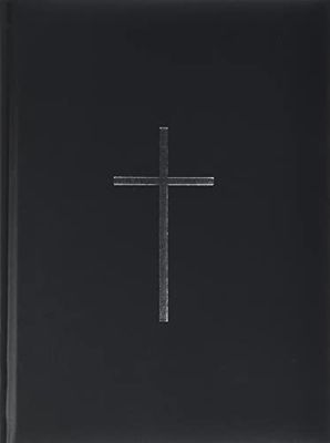 Pagna 30913-01 - Libro per condiglianze, 195 x 255 mm, con Croce Argentata, 240 Pagine, Colore: Nero