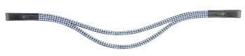 HKM 102104-20 Full hoofdband met golfduo, rood