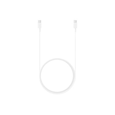 Samsung EP-DX310 Câble de Données pour le Chargement, USB Type-C vers USB Type-C (3A, 1,8 m), Blanc