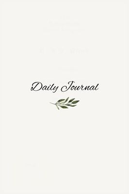 Daily Journal: Elegant Minimalist Notebook