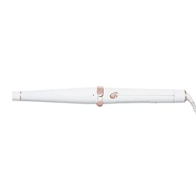 T3 Single Pass Wave 19 mm32 mm Baguette de Coiffage Conique Professionnelle avec cinq réglages de Chaleur et Baguette en Alliage Céramique Spécial pour des Ondulations Brillantes et Durables