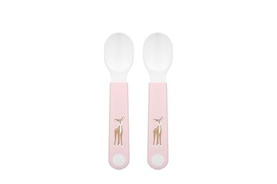 Mepal Self-Feeding Spoon Mio Little Dutch, Baby Practice Spoon, Baby Utensil for Independent Eating, Dishwasher Safe & BPA-Free, Set of 2, Fairy Garden