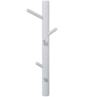 Alexandra House Living Perchero de Pared Blanco Madera Madera de Caucho 13 x 9 x 50 cm