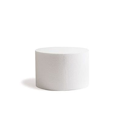 DECORA, 0173832 Disco redondo de poliéster, ideal como boneco para fazer bolos de chão, bordas retas, Ø 25 x H 20 cm.