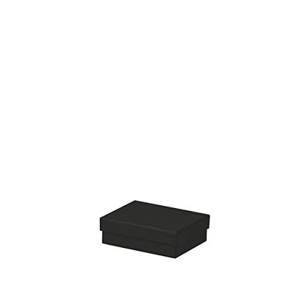 Rössler 13401453707 - Boxline karton, rechthoekig, 96 x 128 x 40 mm, zwart, 1 stuk