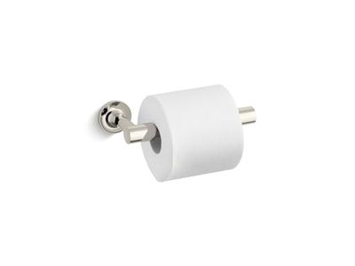Kohler Soporte de Papel higi¨¦Nico K-14377-SN Purist, n¨ªquel Pulido Vibrante
