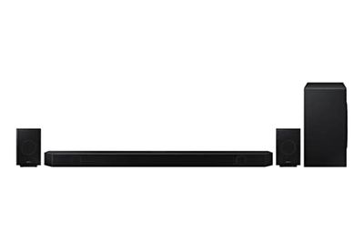 SAMSUNG Soundbar HW-Q990B/ZF met draadloze Dolby Atmos, Q-Symphony Gen II, 11.1.4 kanalen, SpaceFit Sound+ en compatibel met spraakassistenten