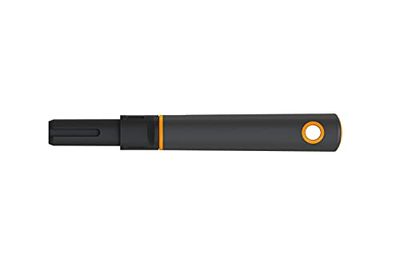 Fiskars Alça para cabeças de ferramentas QuikFit, comprimento: 24 cm, alumínio/plástico reforçado com fibra de vidro, preto/laranja, 1000663