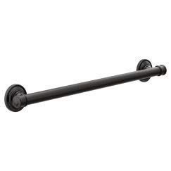 Moen YG6424BL Belfield 24-Inch Bathroom Grab Bar, Matte Black